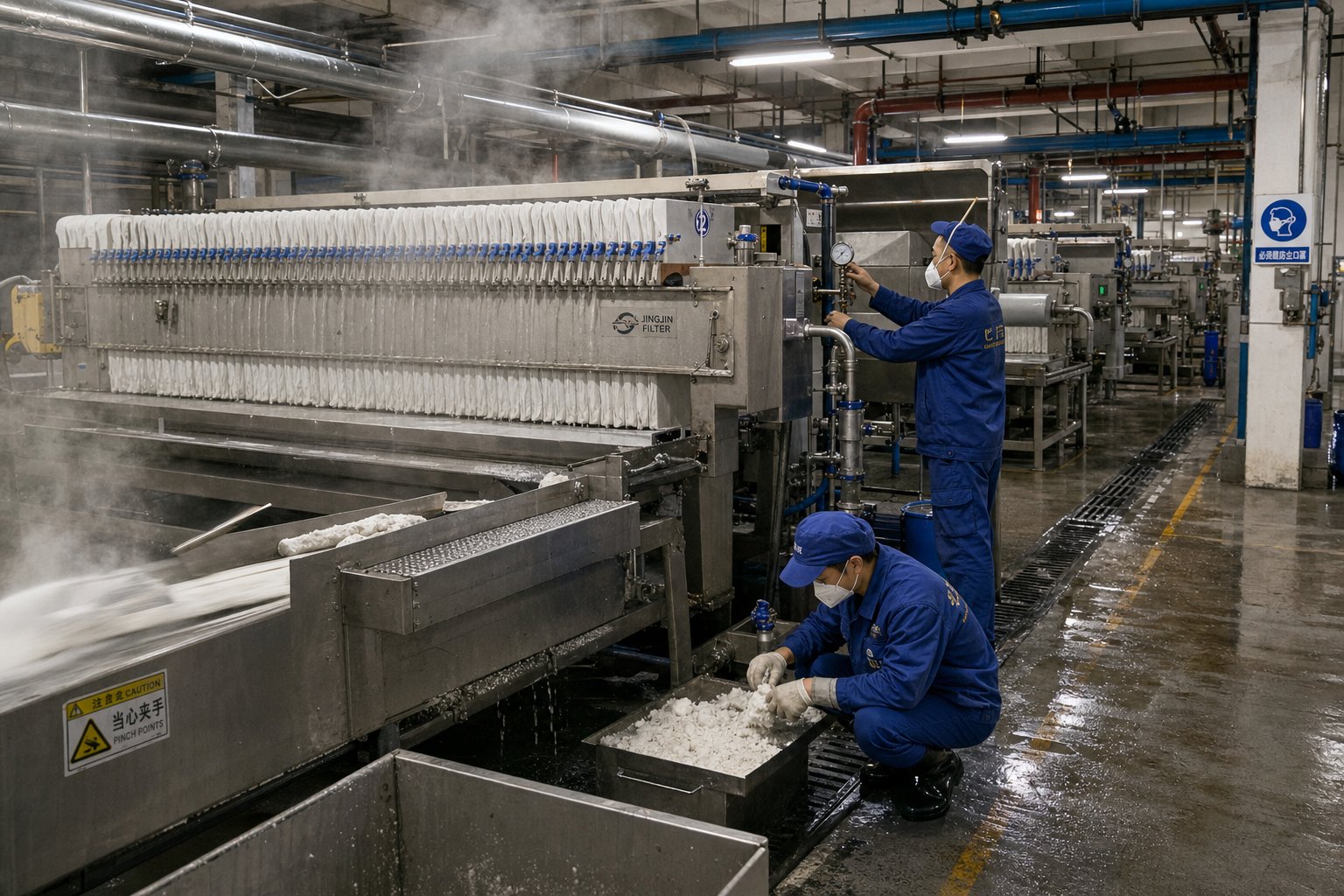 Filtration and washing workshop