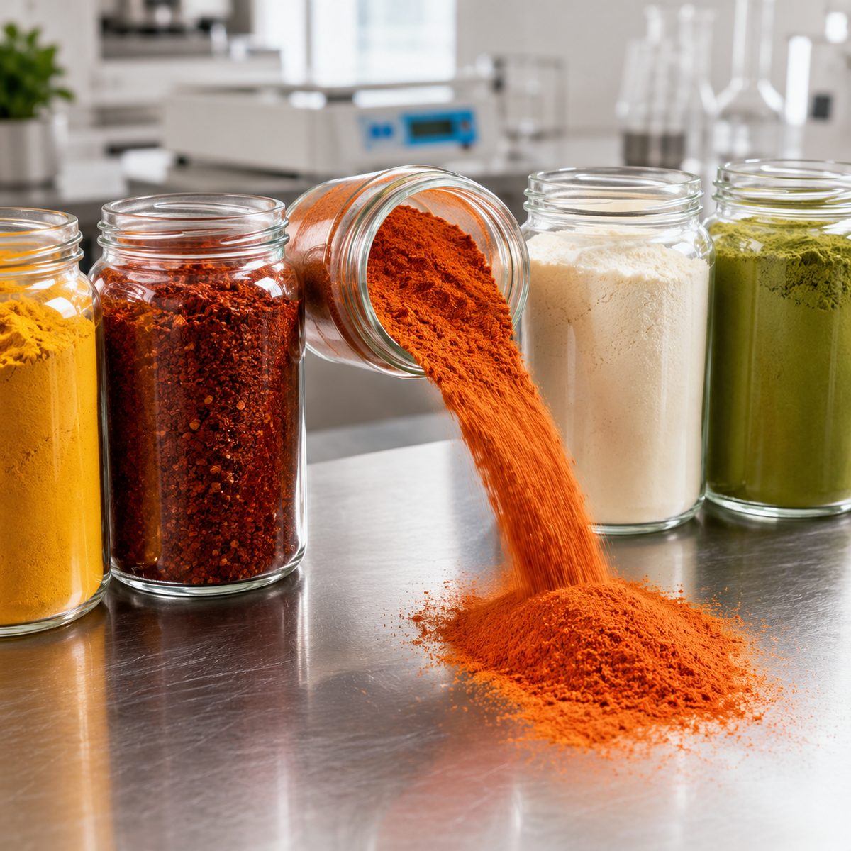 Food powder and seasoning anti-caking