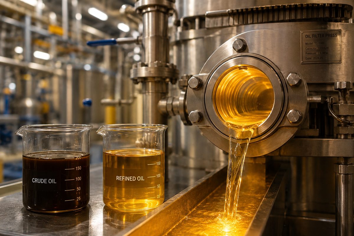 Edible oil refining with silica