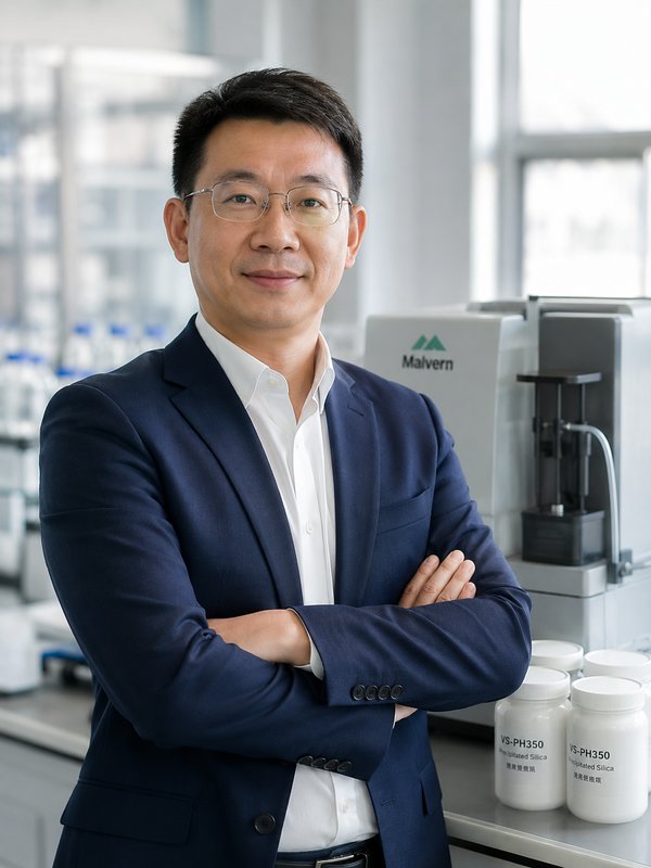 Dr. Zhao, Technical & R&D Director at Censil Silica