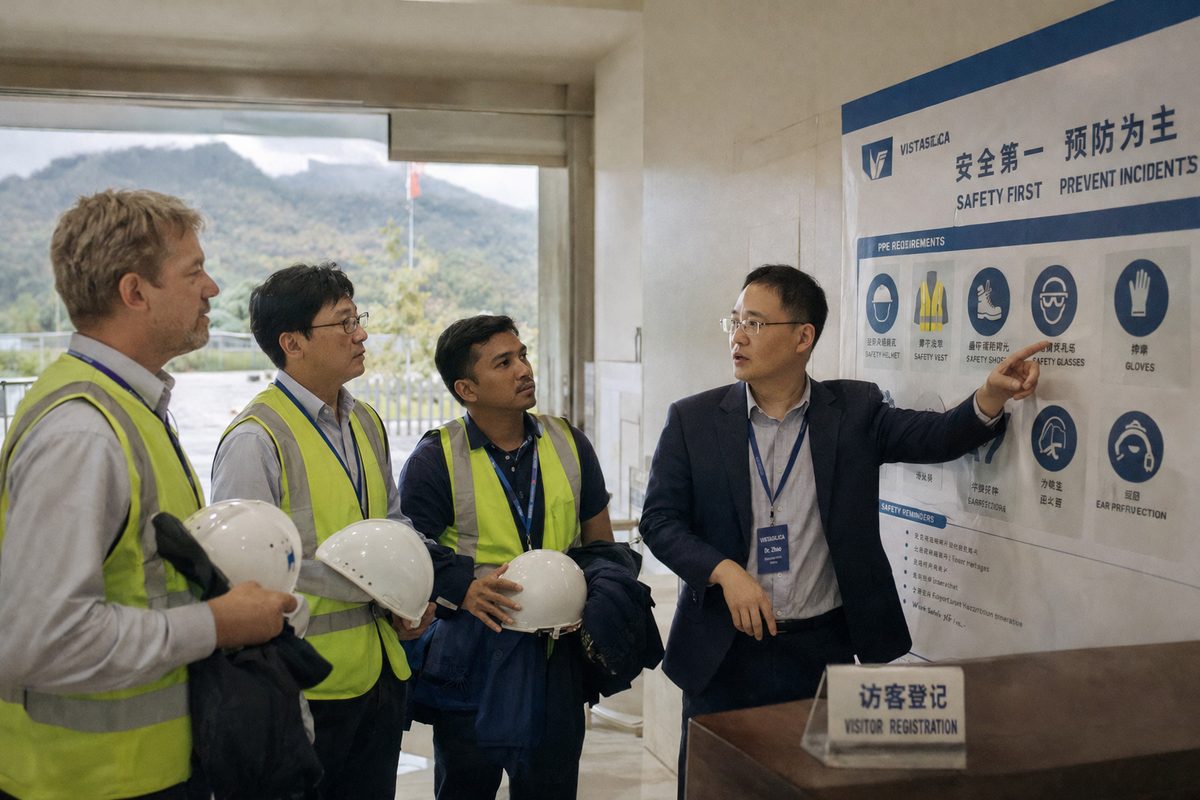 Customer factory visit — Safety briefing